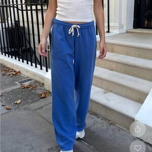 Brandy Melville Blue Wide Leg Pants